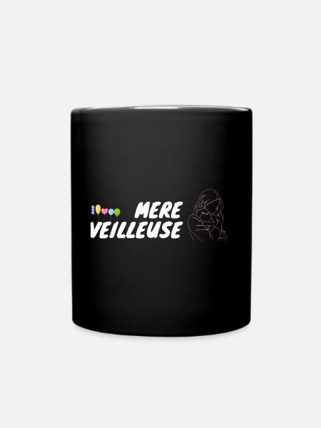 mère veilleuse ballon - Mug uni - noir