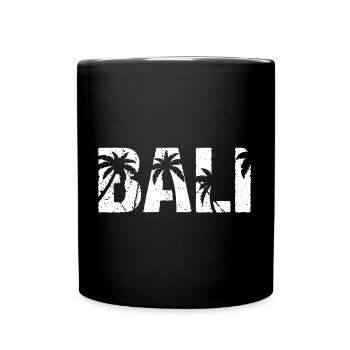 Bali Palmen Indonesien Insel Bali - Tasse einfarbig - Schwarz - Vorne