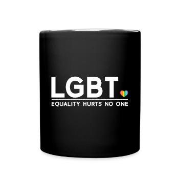Pride Month - Equality Hurts No One - Full Colour Mug - black - Front