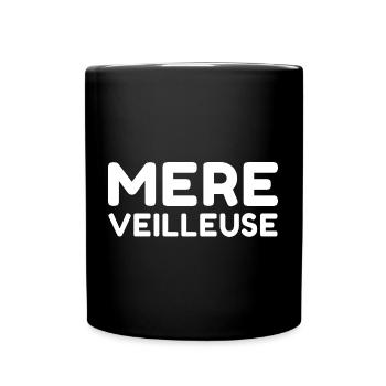 MERE VEILLEUSE - Mug uni - noir - Devant