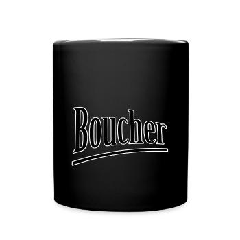 Boucher - Tasse einfarbig - Schwarz - Vorne