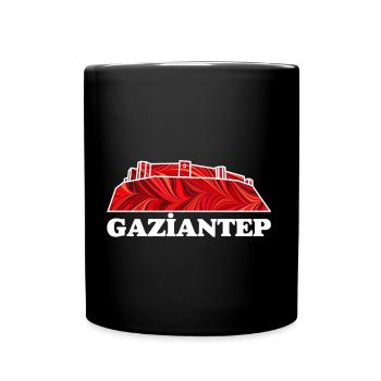 gaziantep e 18 a kale - Tasse einfarbig - Schwarz - Vorne
