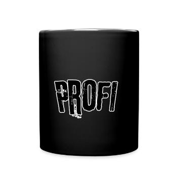 Profi - Tasse einfarbig - Schwarz - Vorne