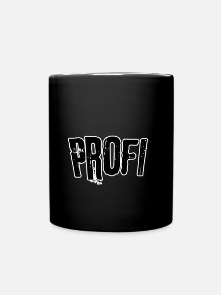 Profi - Tasse einfarbig - Schwarz