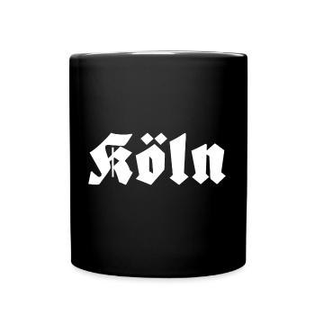 Cologne - Mug uni - noir - Devant