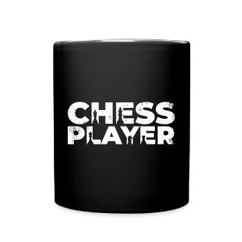 Drôle de joueur d’échecs - Mug uni - noir - Devant