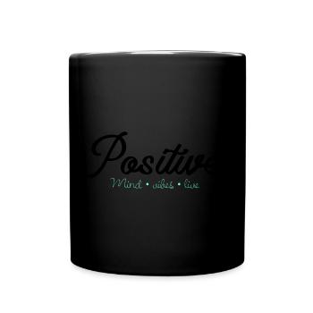 Positive - Tasse einfarbig - Schwarz - Vorne
