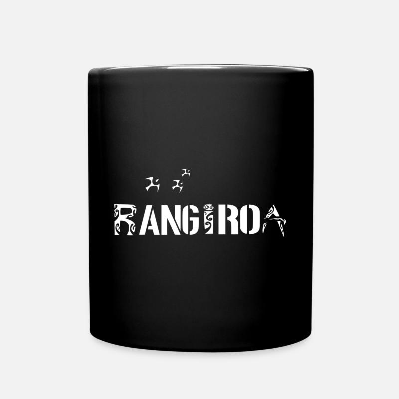 RANGIROA (Blanc) - Mug uni - noir
