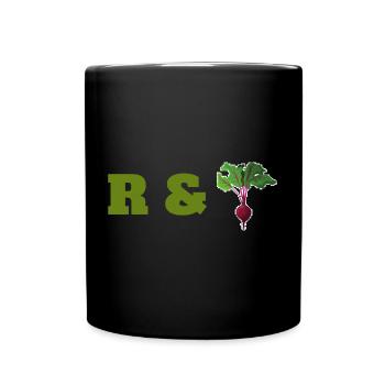 Vegetables Fresh Beets Farmers Music Vegan - Tasse einfarbig - Schwarz - Vorne