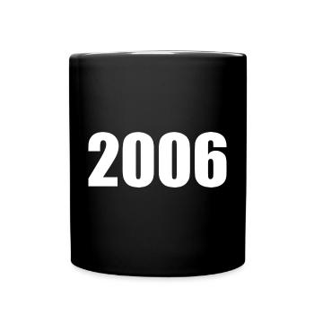 2006 Birthday Template Personalize Design - Full Colour Mug - black - Front