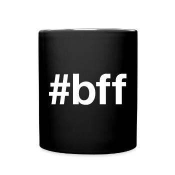 BFF WHITE - Tasse einfarbig - Schwarz - Vorne