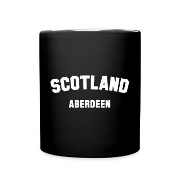SCOTLAND ABERDEEN - Tasse einfarbig - Schwarz - Vorne