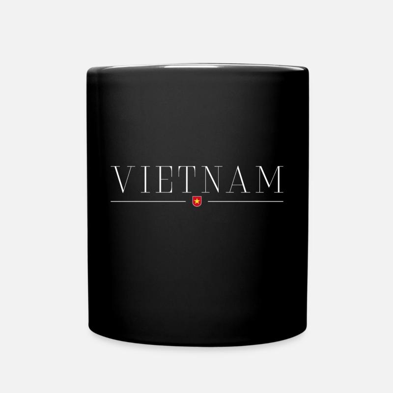 Ich liebe Vietnam - Tasse einfarbig - Schwarz