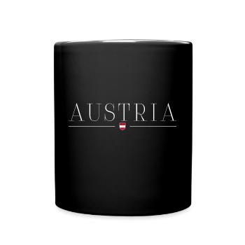 I love Austria - Full Colour Mug - black - Front