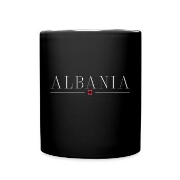 I love Albania - Full Colour Mug - black - Front