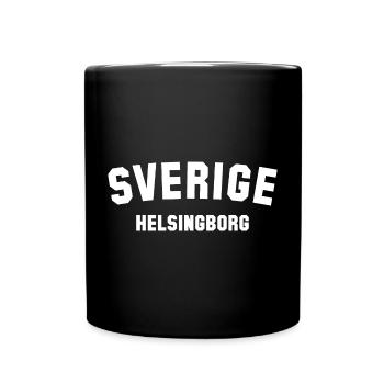 HELSINGBORG Sverige Sweden Schweden - Tasse einfarbig - Schwarz - Vorne