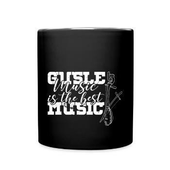 Gusle music is the best music Serbien Balkan - Tasse einfarbig - Schwarz - Vorne