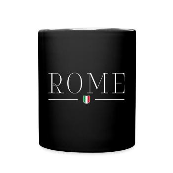 Rome, Italie T-shirt design de style - Mug uni - noir - Devant