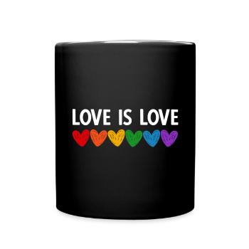 Love is love - Full Colour Mug - black - Front