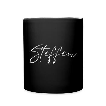 T-shirt Steffen Nom cadeau pour hommes - Mug uni - noir - Devant