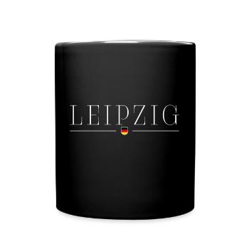 Leipzig, Deutschland Eleganz T-Shirt - Tasse einfarbig - Schwarz - Vorne