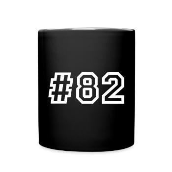 Hashtag de 1982 - Mug uni - noir - Devant