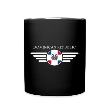 J’aime la République dominicaine Design T-Shirt - Mug uni - noir - Devant