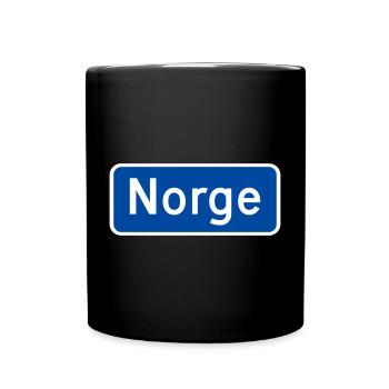 Norway - Full Colour Mug - black - Front