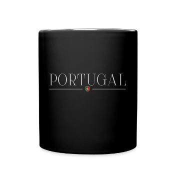 J’aime le Portugal, T-shirt design de style élégance - Mug uni - noir - Devant