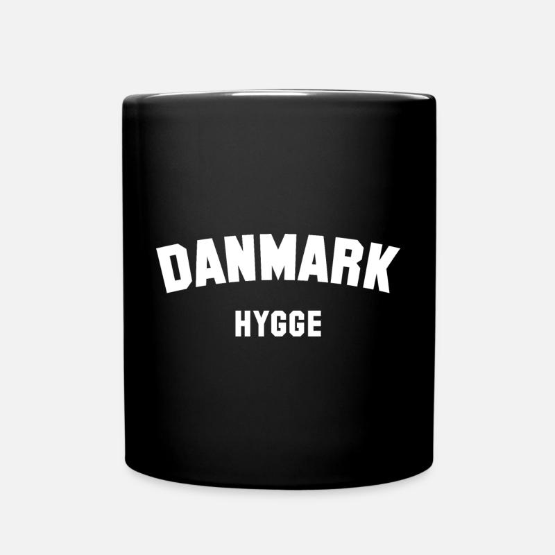HYGGE Danmark Dänemark - Tasse einfarbig - Schwarz