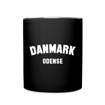 ODENSE Denmark Dänemark - Full Colour Mug - black - Front