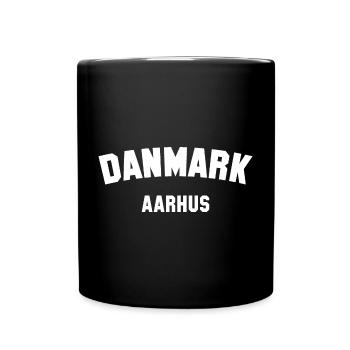 AARHUS Denmark Dänemark - Full Colour Mug - black - Front