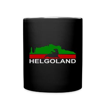 Helgoland - Tasse einfarbig - Schwarz - Vorne