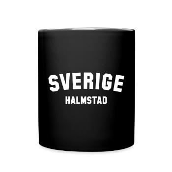 HALMSTAD Sweden Schweden - Full Colour Mug - black - Front