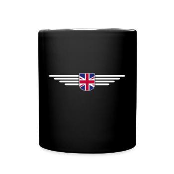 I Love Britain UK, Style Design T-Shirt - Mug uni - noir - Devant