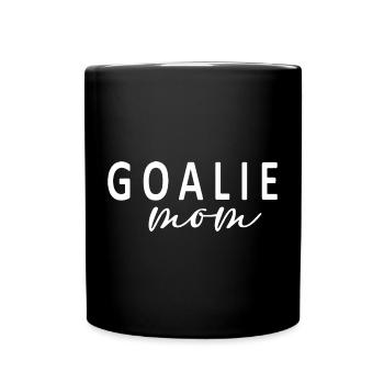 Torwart Mama Fußball Mama Fußball Mutter Herz Liebe - Tasse einfarbig - Schwarz - Vorne