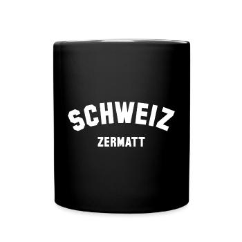 ZERMATT Suisse Suisse - Mug uni - noir - Devant