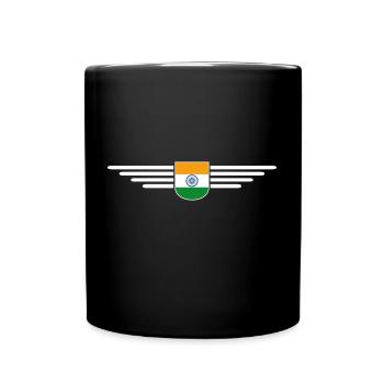 I Love India, Outfit T-Shirt Design Gift - Full Colour Mug - black - Front