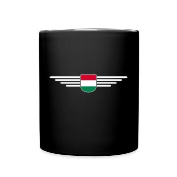Hungary Fan, Outfit T Shirt Design - Full Colour Mug - black - Front