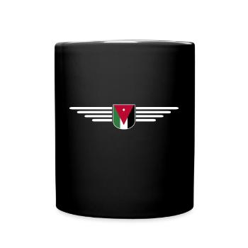 Jordan Amman Fan Outfit T-Shirt Design Gift - Mug uni - noir - Devant