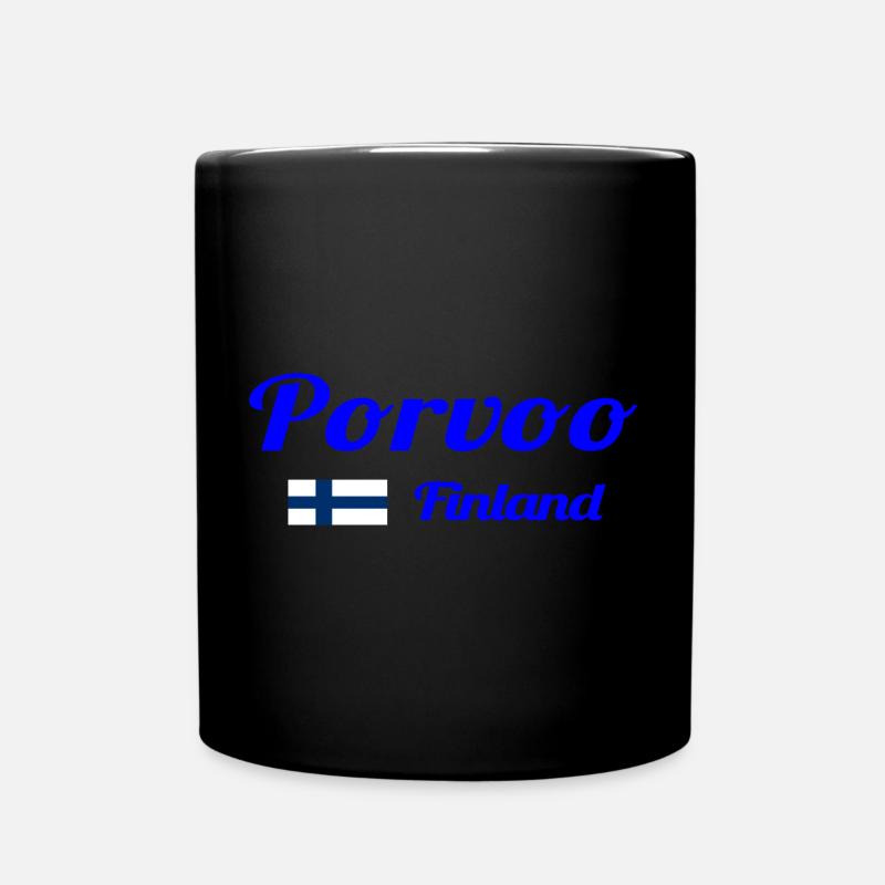 Porvoo - Full Colour Mug - black