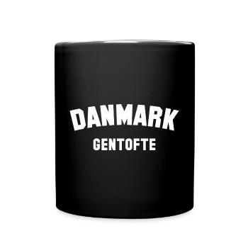 GENTOFTE Danmark, Danemark - Mug uni - noir - Devant