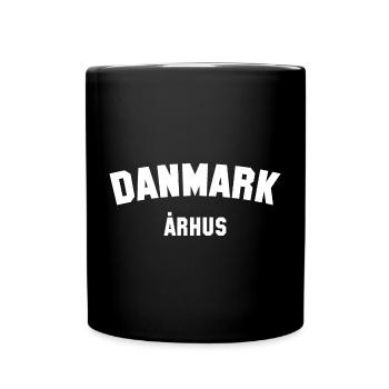ARHUS Danmark, Danemark - Mug uni - noir - Devant