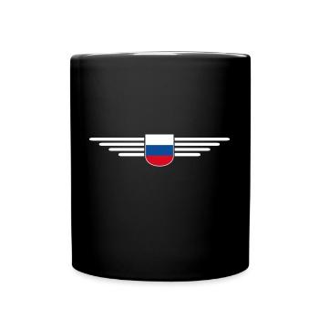 Russia T-Shirt – Pride and Tradition - Full Colour Mug - black - Front