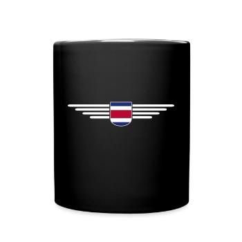 Costa Rica T-Shirt – Pura Vida Style - Full Colour Mug - black - Front