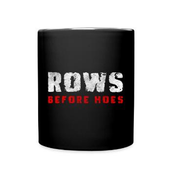 rowing machine athlete body sculling - Full Colour Mug - black - Front