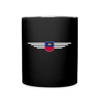 Conception de t-shirt Liechtenstein pour les fans - Mug uni - noir - Devant