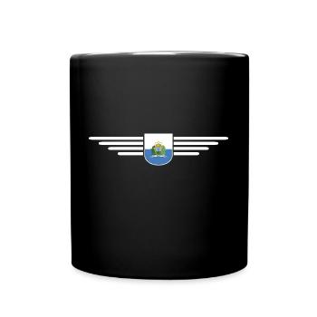 I Love San Marino, Elegance Style Design T-Shirt - Full Colour Mug - black - Front