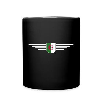 Algeria Design – Pride of North Africa - Full Colour Mug - black - Front
