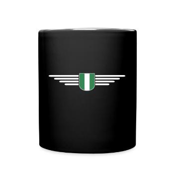 Nigeria Design – Show your love for the country - Full Colour Mug - black - Front